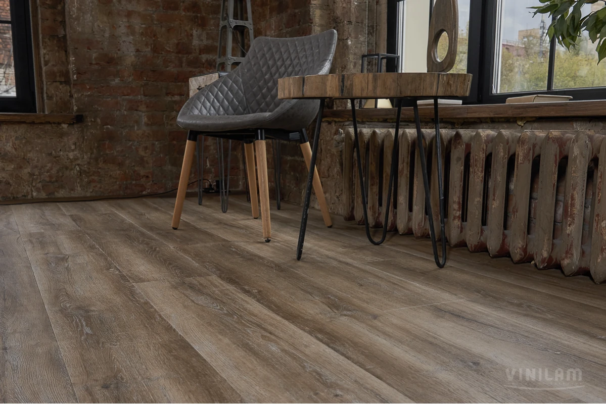 LVT ламинат Vinilam Ceramo XXL Glue 8895-EIR Дуб Биль